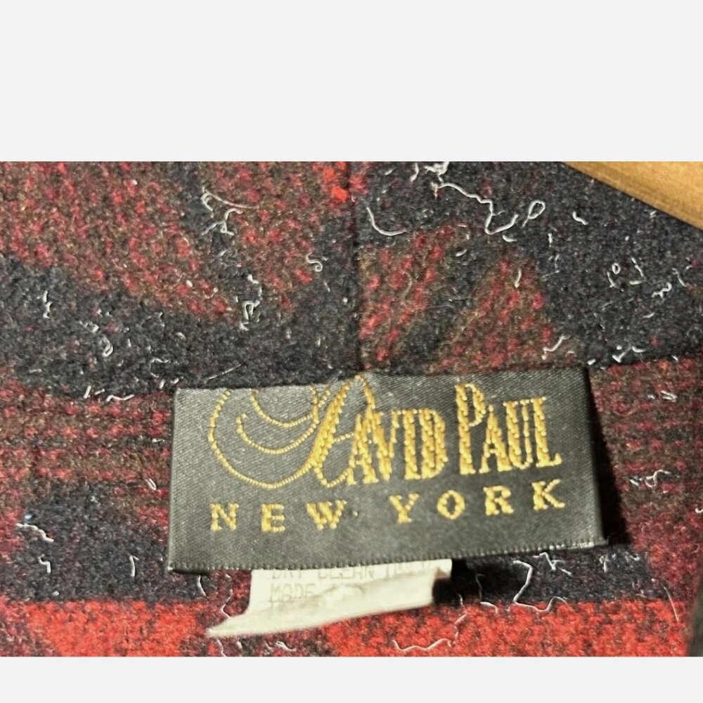 Vintage Southwestern Blanket Blazer-David Paul NY-Large-Ralph Lauren Inspired - Picture 5 of 6